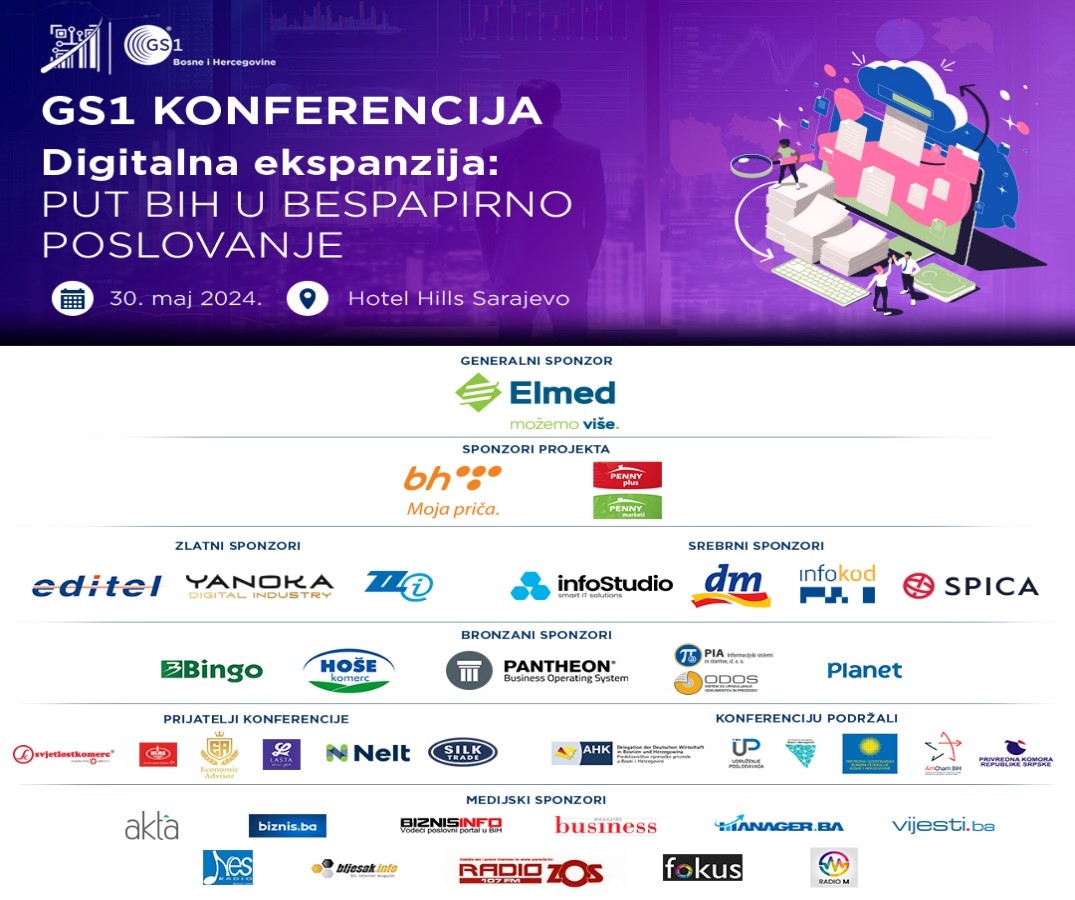 Invitation to the 8th GS1 CONFERENCE - DIGITAL EXPANSION: THE WAY TO PAPERLESS BUSINESS